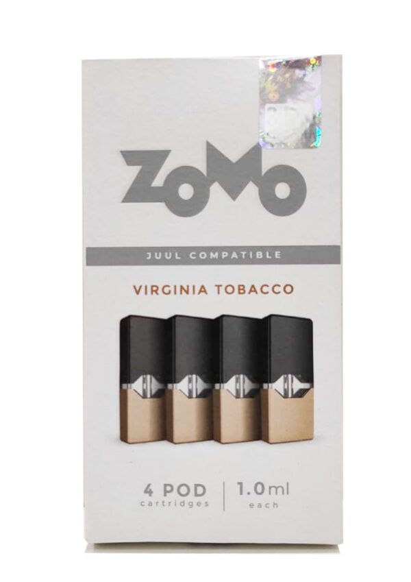 Refil Juul Zomo Virginia Tobacco 1.0ml c/ 4 pods - 3,5% e 5%